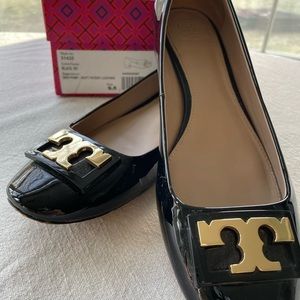 Tory Burch Gigi Pump size 9.5 black patent